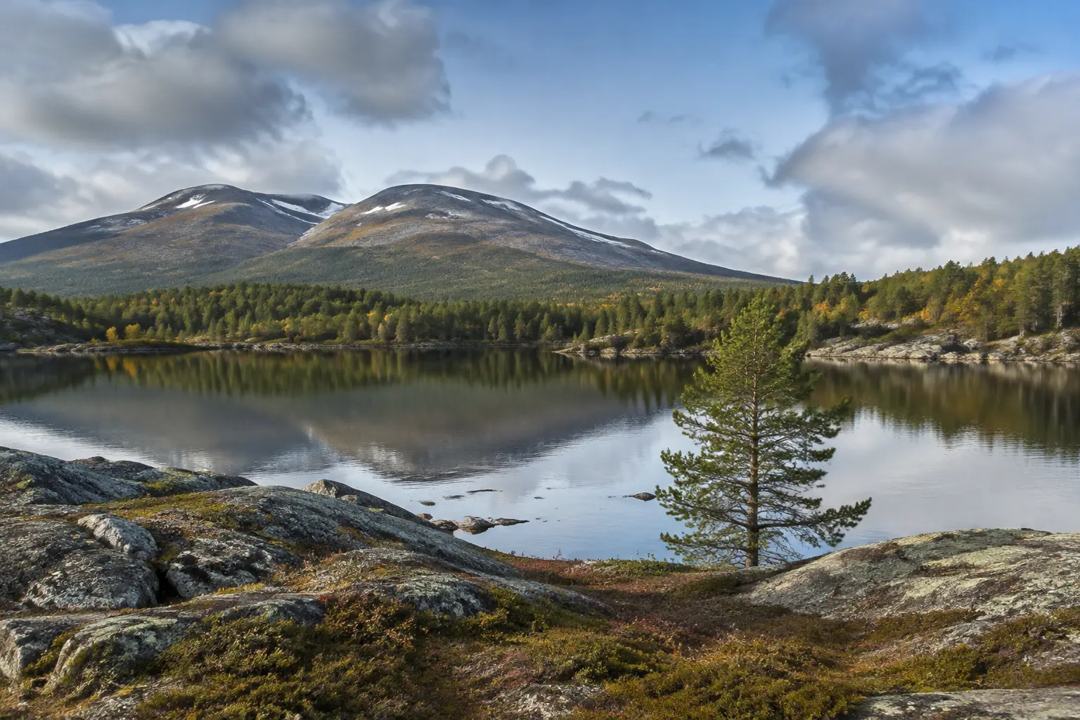 Northern lake and fell landscape
